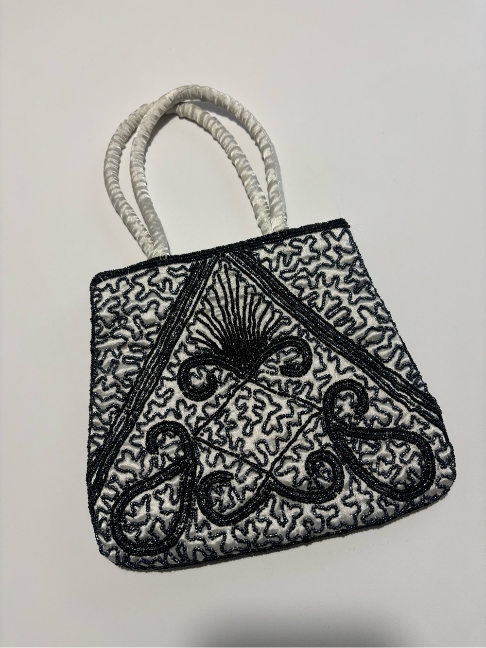 Vintage Beaded Art Decor Elegant Evening Bag